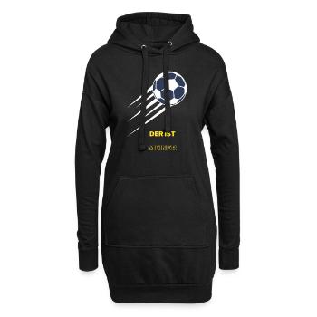Der ist meiner Fußball Tor Fußball T-Shirt - Hoodie-Kleid - Schwarz - Vorne