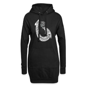 A.F.T Hook - Hoodie Dress - black - Front