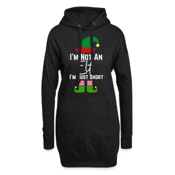 Im Not An Elf Familie Weihnachten Pjs Matching Män - Hoodie-Kleid - Schwarz - Vorne