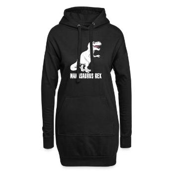 Mère Dinosaure - Mamasaurus Rex - Drôle - Sweat-shirt à capuche long Femme - noir - Devant