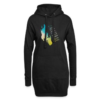 blockedTitle - Hoodie-Kleid - Schwarz - Vorne