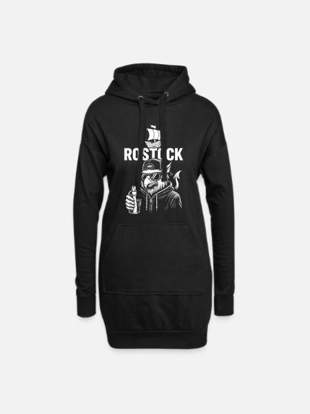 Rostock Streetsoul - Hoodie-Kleid - Schwarz