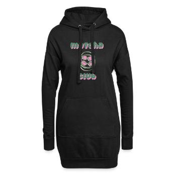 Matcha Club - Ludique - Sweat-shirt à capuche long Femme - noir - Devant