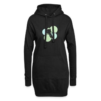 Hockey sur glace Hockey sur glace Eishockey Hockey sur glace - Sweat-shirt à capuche long Femme - noir - Devant