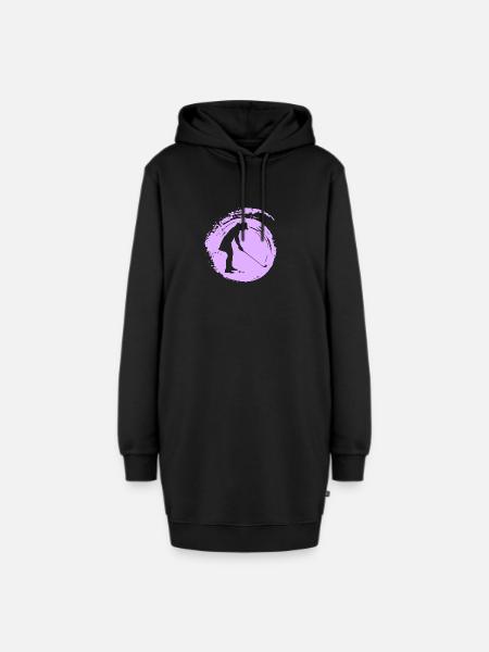 Golfspieler Driver - Hoodie-Kleid - Schwarz
