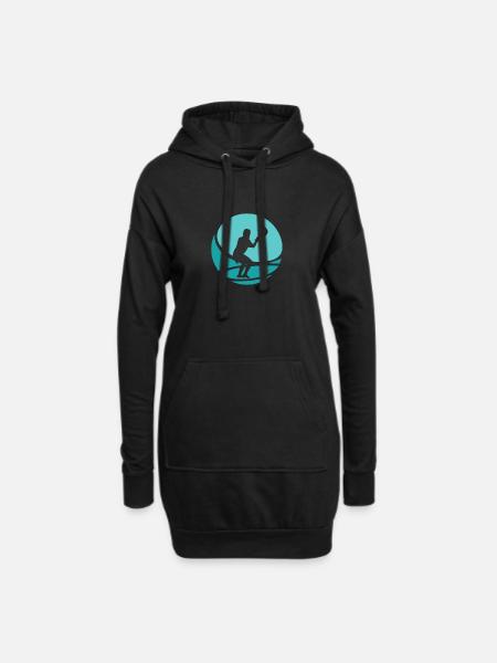 Intercrosse Lacrosse Intercrosse - Hoodie-Kleid - Schwarz