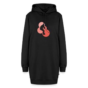 Bodycheck Hockey - Sweat-shirt à capuche long Femme - noir - Devant
