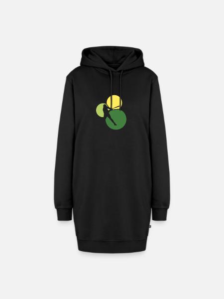 Pitcher Softballspieler Softball - Hoodie-Kleid - Schwarz