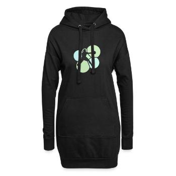 Raquettes de squash Raquettes de squash Raquettes de squash - Sweat-shirt à capuche long Femme - noir - Devant