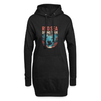 DivingTour RedSea 2025 - Hoodie-Kleid - Schwarz - Vorne