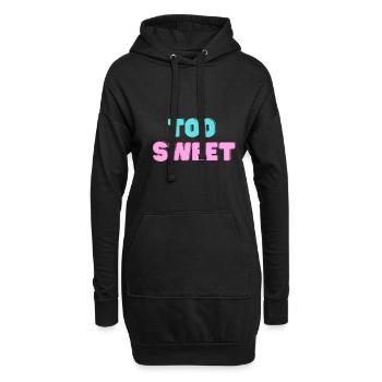 Trop Mignon Mignon Souris Cadeaux Petite Amie Soeur - Sweat-shirt à capuche long Femme - noir - Devant
