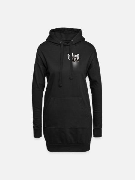 TASCHEN-DACHS - Hoodie-Kleid - Schwarz