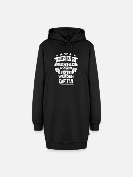 KAPITÄN - Hoodie-Kleid - Schwarz