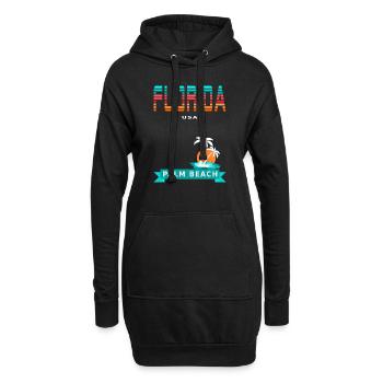 Florida Vereinigte Staaten - Palm Beach - Hoodie-Kleid - Schwarz - Vorne