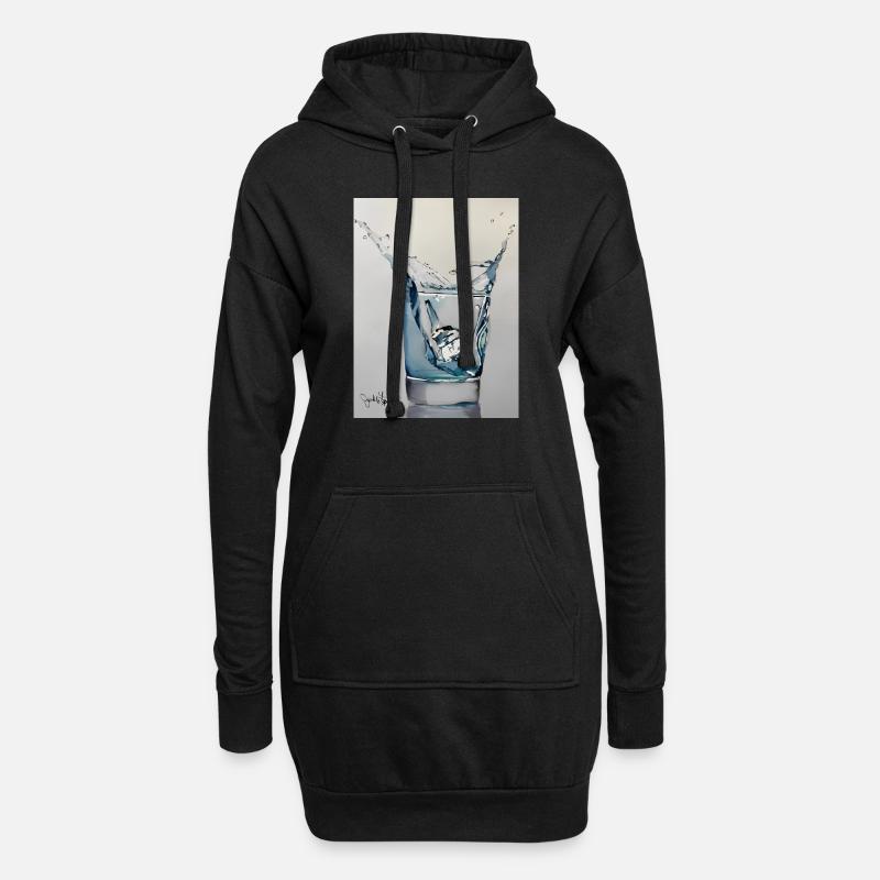 2be4415fde3ce22091b975a171ae9995 2 - Hoodie-Kleid - Schwarz