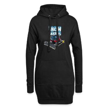 Snowcat Bully - Sweat-shirt à capuche long Femme - noir - Devant