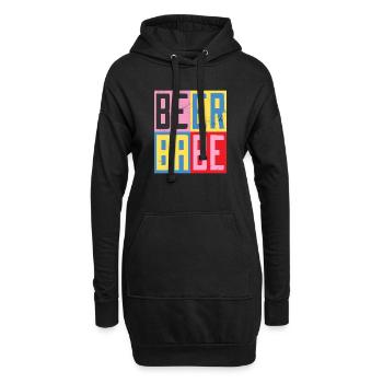 Bier Babe - Hoodie-Kleid - Schwarz - Vorne