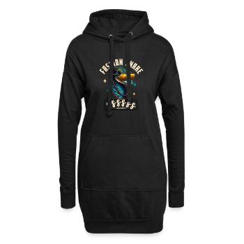Serpent Glam Couture - Sweat-shirt à capuche long Femme - noir - Devant