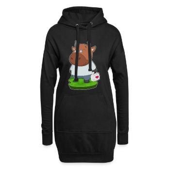 Trousse de premiers secours Bull Doctor - Sweat-shirt à capuche long Femme - noir - Devant
