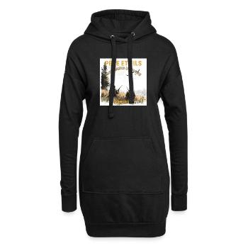 Père et Fils Chasse Ensemble - Sweat-shirt à capuche long Femme - noir - Devant