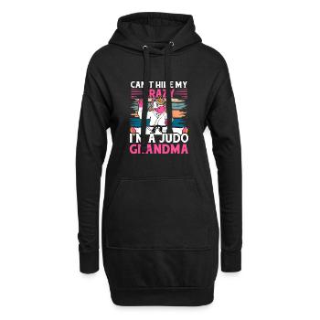 Ich kann meinen Wahnsinn nicht verbergen: Ich bin eine Judo-Oma - Hoodie-Kleid - Schwarz - Vorne