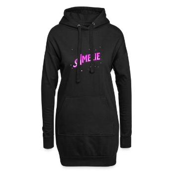 Amelie Namen personalisiert - Hoodie-Kleid - Schwarz - Vorne