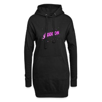 Addison name personalized - Hoodie Dress - black - Front