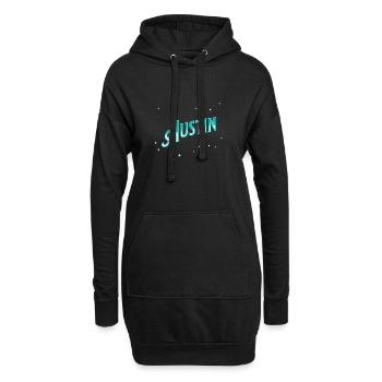 Austin Namen personalisiert - Hoodie-Kleid - Schwarz - Vorne