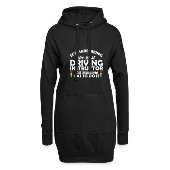 C'est difficile d'être le meilleur instructeur de conduite mais ... - Sweat-shirt à capuche long Femme - noir - Devant