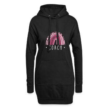 Coach Vintage Retro Shirt Gift Trainer - Sweat-shirt à capuche long Femme - noir - Devant