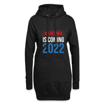 Roevember arrive 2022 Shirt Gift - Sweat-shirt à capuche long Femme - noir - Devant