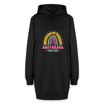 Roevember Vote Time Shirt Geschenk - Hoodie-Kleid - Schwarz - Vorne