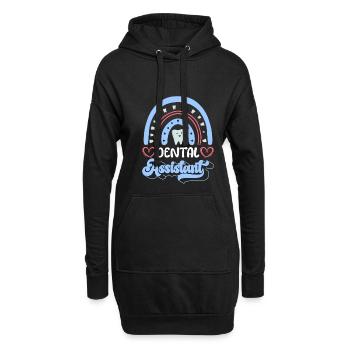 Dental Assistant Shirt Geschenk Zahnarzt - Hoodie-Kleid - Schwarz - Vorne