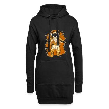 Astronaut Barkeeper Bartender Shirt - Hoodie-Kleid - Schwarz - Vorne
