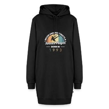 Never Understimate A Soccer Player Born In 1993 - Hoodie Dress - black - Front