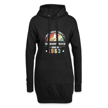 Never Understimate A Taekwondo Born In 1963 - Hoodie Dress - black - Front