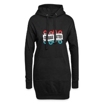 Cribbage Matter Shirt Geschenk - Hoodie-Kleid - Schwarz - Vorne