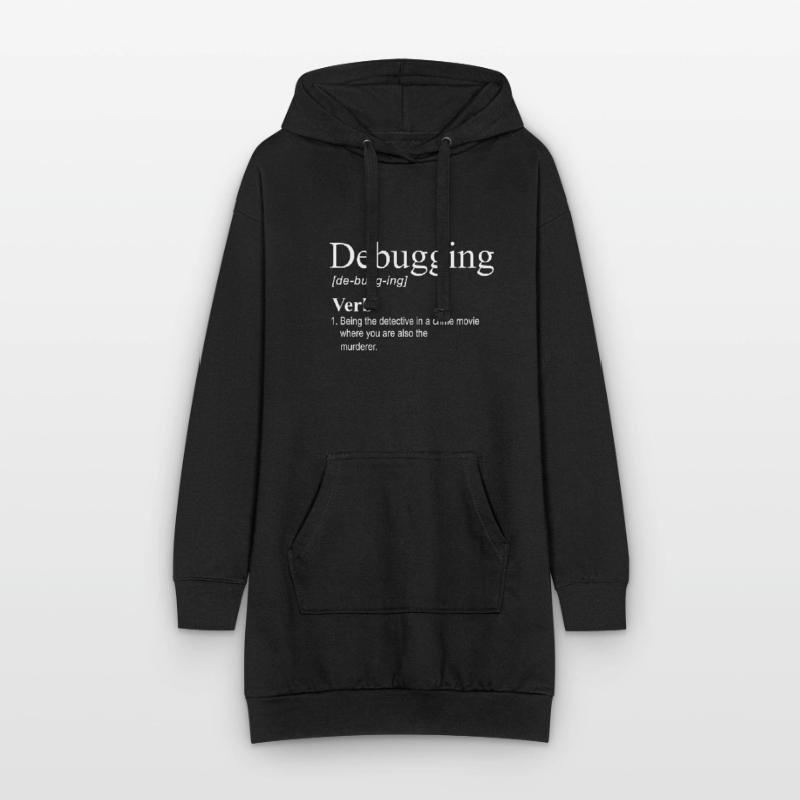 debugging programmer computer science computer nerd Hoodie Dress