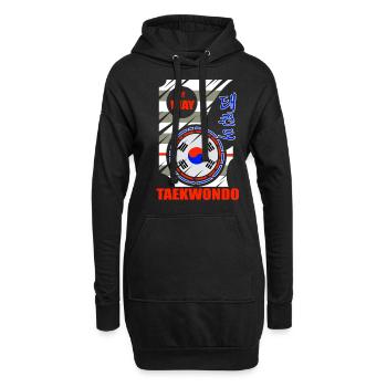 My Way Taekwondo T-shirt pour taekwondoin - Sweat-shirt à capuche long Femme - noir - Devant