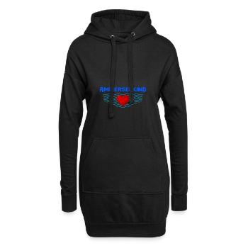 Ammerseekind für Ammersee Fans Bayern Liebhaber - Hoodie-Kleid - Schwarz - Vorne
