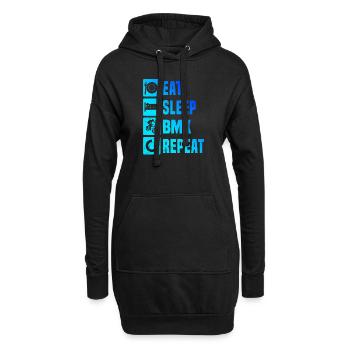 bmx bmx jungen Bike bmx fahrrad Herren Radfahren - Hoodie-Kleid - Schwarz - Vorne