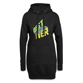 best cousin ever Zitat - Hoodie-Kleid - Schwarz - Vorne