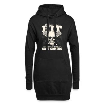 I Am The Hit You Never See Coming Lacrosse Player - Hoodie-Kleid - Schwarz - Vorne