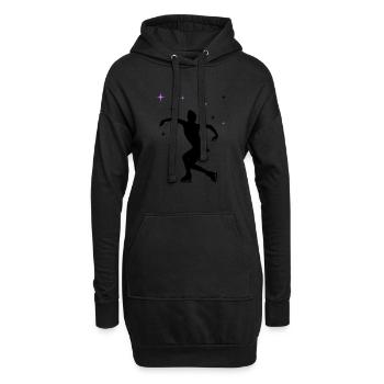 Patineur sur glace Patinage sur glace - Sweat-shirt à capuche long Femme - noir - Devant