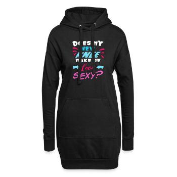Macht mein neues Knie mich sexy? - Hoodie-Kleid - Schwarz - Vorne