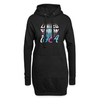 Édition limitée 1984 - Sweat-shirt à capuche long Femme - noir - Devant
