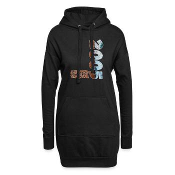 Edition Limitée 2005 Beach Design - Sweat-shirt à capuche long Femme - noir - Devant