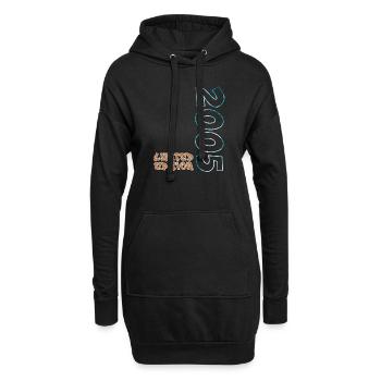 Edition Limitée 2005 Beach Design - Sweat-shirt à capuche long Femme - noir - Devant