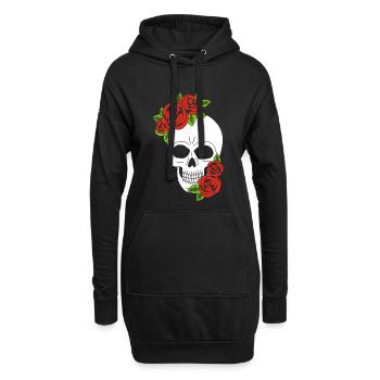 Renaissance - Hoodie-Kleid - Schwarz - Vorne
