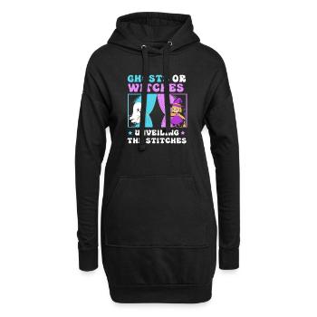Révélation du sexe d’Halloween - Sweat-shirt à capuche long Femme - noir - Devant